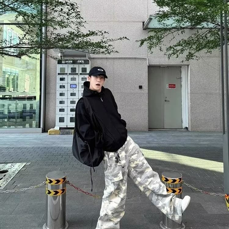柄 パンツ 迷彩柄 カーゴパンツ