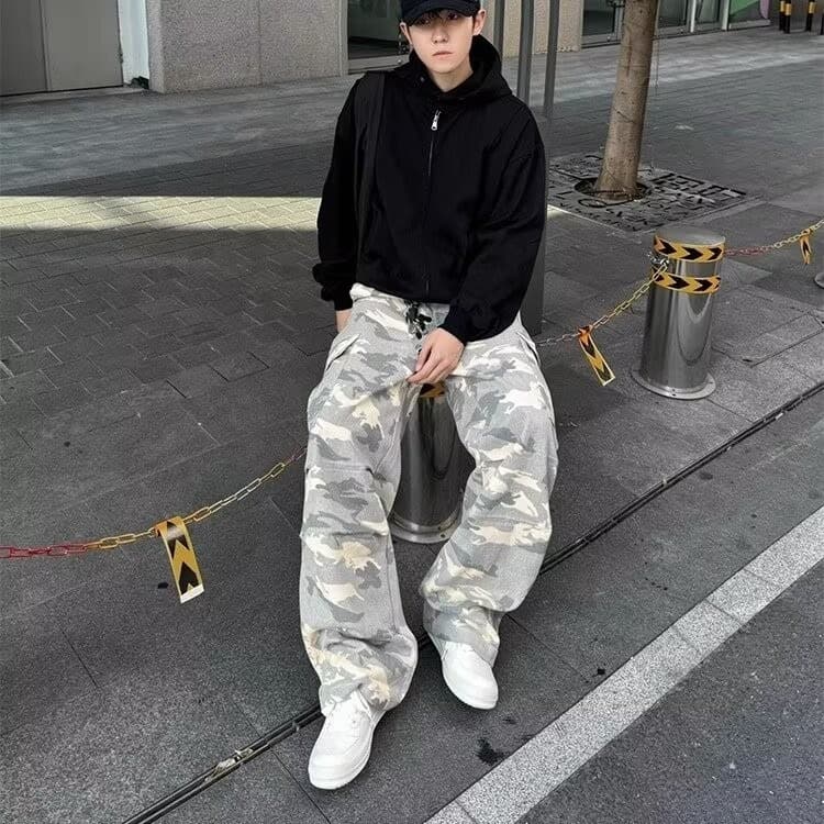 柄 パンツ 迷彩柄 カーゴパンツ