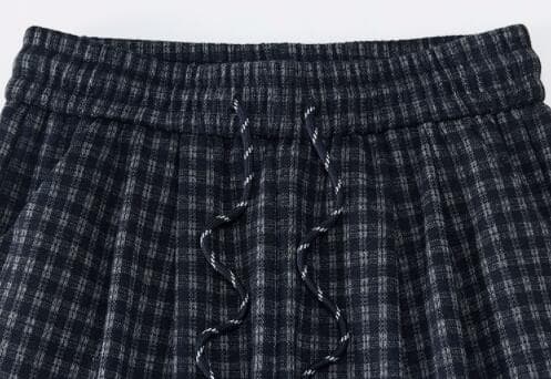 柄 パンツ レディース チェック柄 ワイドパンツ ゆったりシルエット