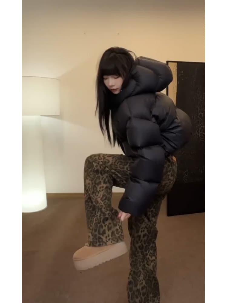 マーブルストーン柄 パンツ