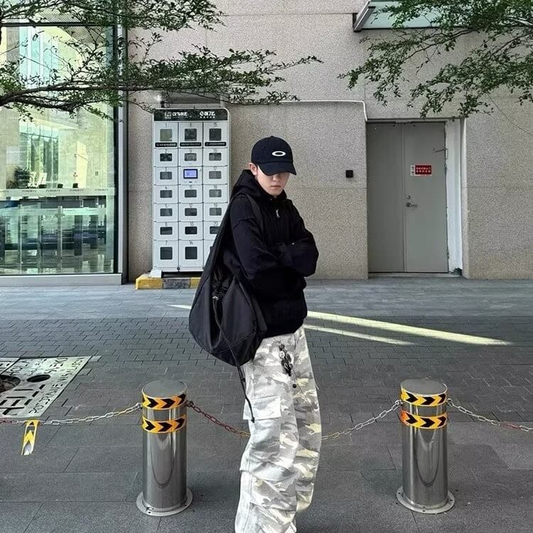 柄 パンツ 迷彩柄 カーゴパンツ