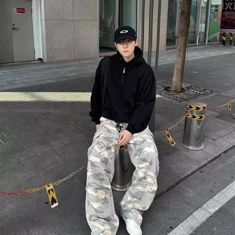 柄 パンツ 迷彩柄 カーゴパンツ