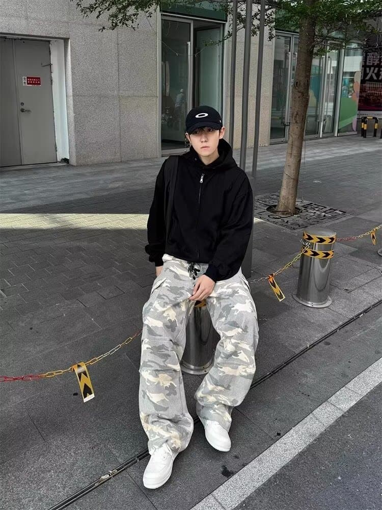 柄 パンツ 迷彩柄 カーゴパンツ