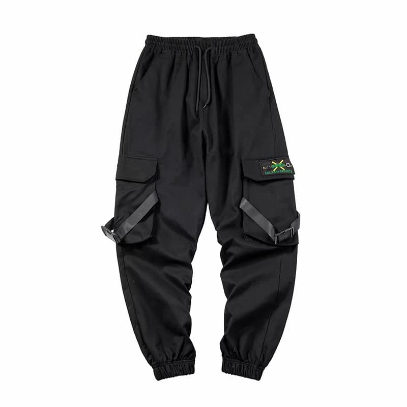 柄 パンツ 立体輪郭 浮世絵調 ストリートパンツ