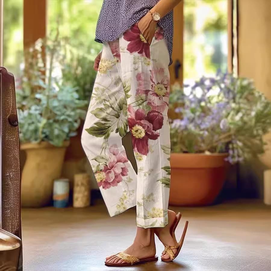 柄 パンツ 優美な花園パンツ